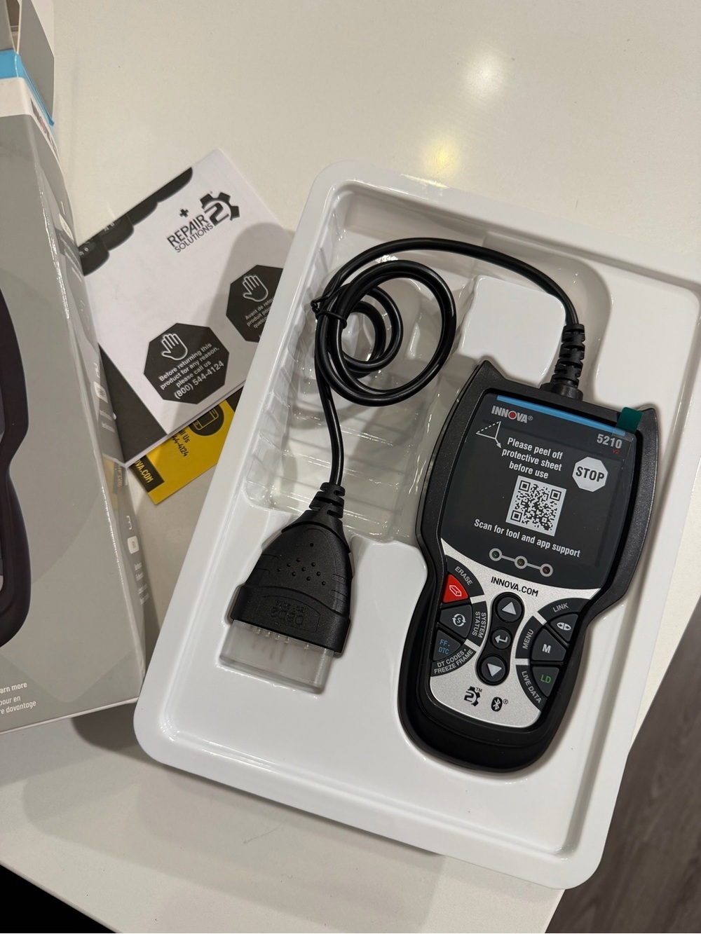 BRAND NEW IN BOX Innova 5210 OBD2 Scanner & Engine Code Reader - Picture 5 of 5